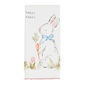 Easter Pom Towels By Mud Pie