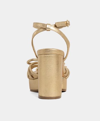 Gold Edith Heel