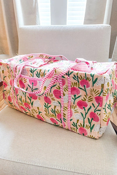 Floral Duffle Bag by Nash Grey