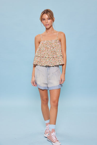 Vintage Floral Cami Top