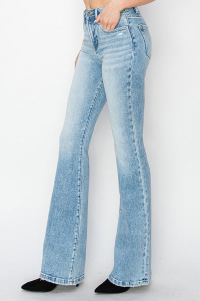 High Rise Bootcut Jean- Light