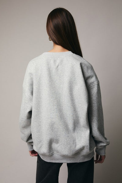 "Mistletoe Mimosa" Grey Sweatshirt