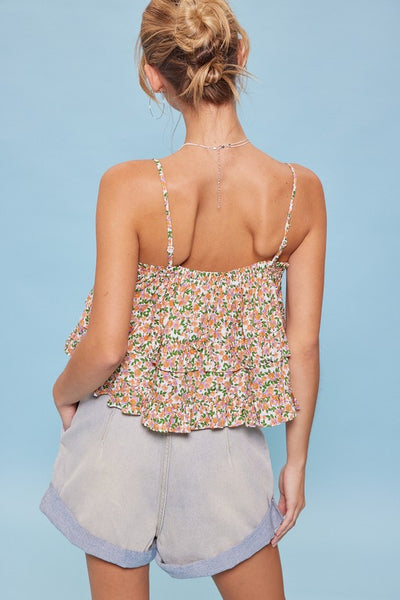 Vintage Floral Cami Top