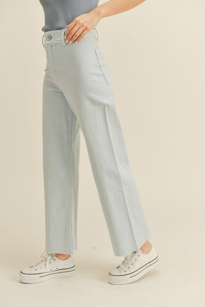 Light Wash Wide Leg Denim Pant