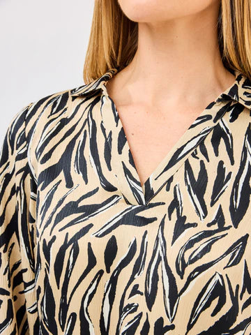 Kayla City Limits Tan Top