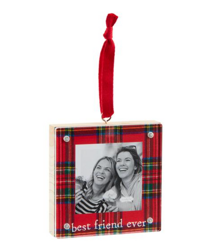 Wood and Acrylic Frame Ornament