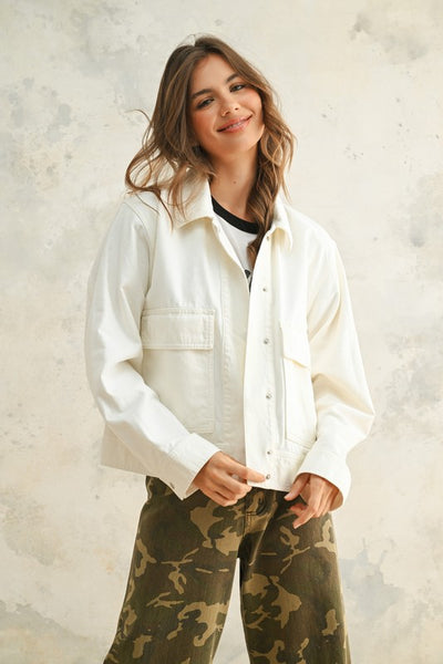 White Washed Denim Jacket
