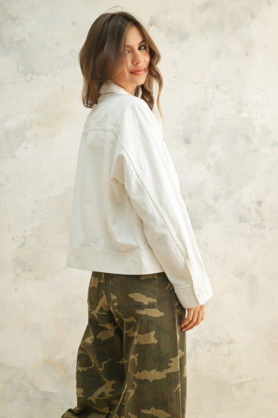 White Washed Denim Jacket