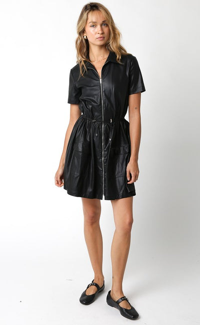 Marjorie Black PU Dress