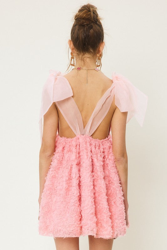 Notice Me Mini Dress- Pink