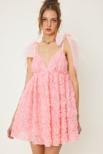 Notice Me Mini Dress- Pink