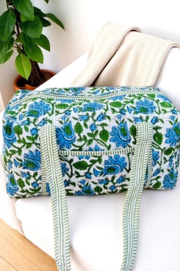 Floral Duffle Bag by Nash Grey