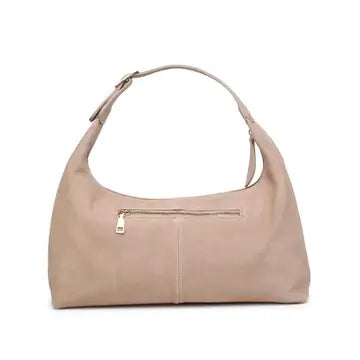 Maple Suede Leather Hobo Bag
