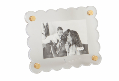 Mini Scallop Acrylic Frame