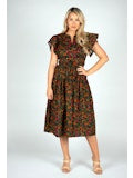Cala Midi Dress- Winter Garden