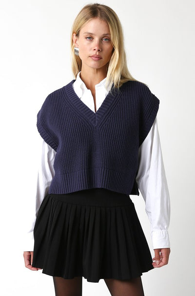 Navy Sweater Vest