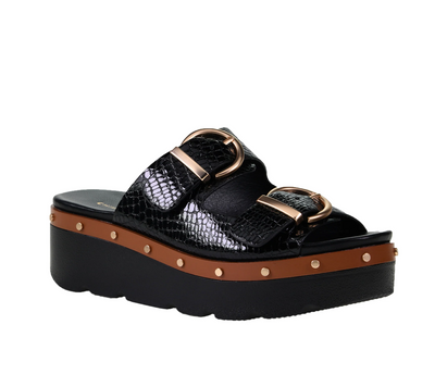 Surfs Up Sandal- Black