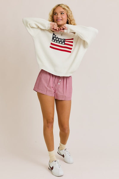 All American Flag Sweater