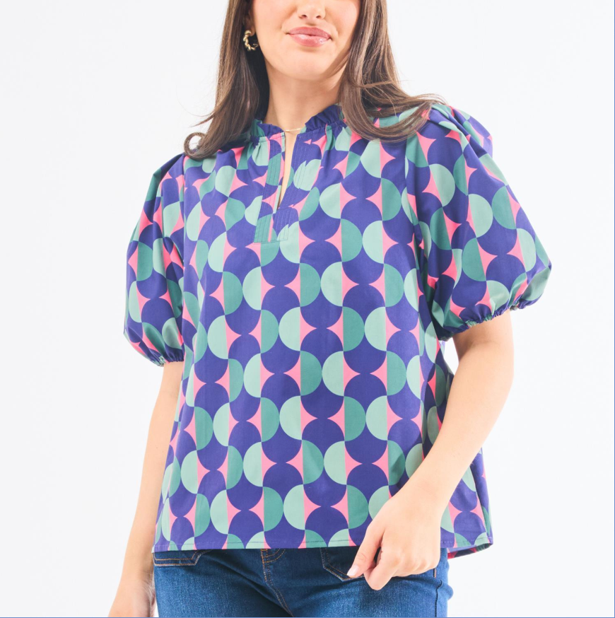 Lainey Polka Dot Pops Top