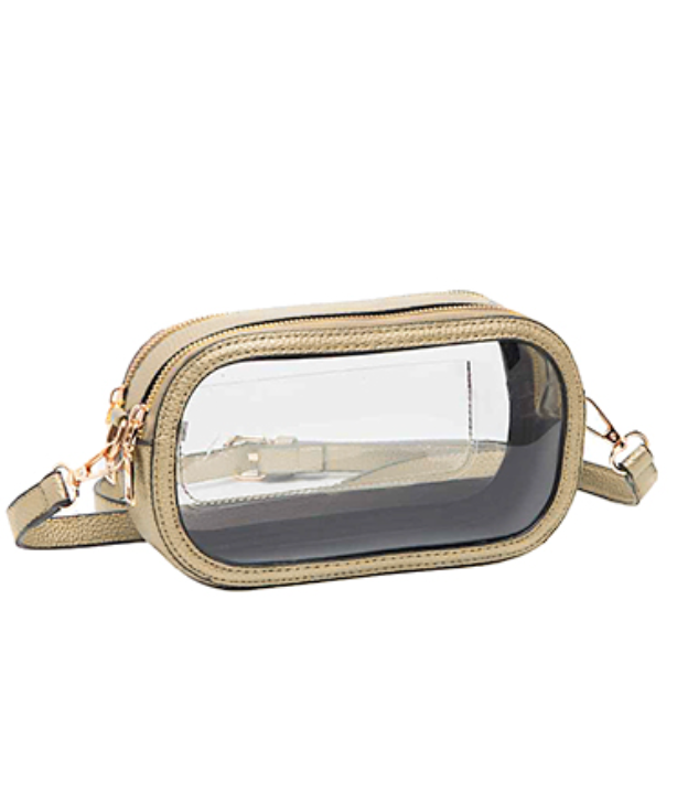Rectangular Clear Crossbody Bag