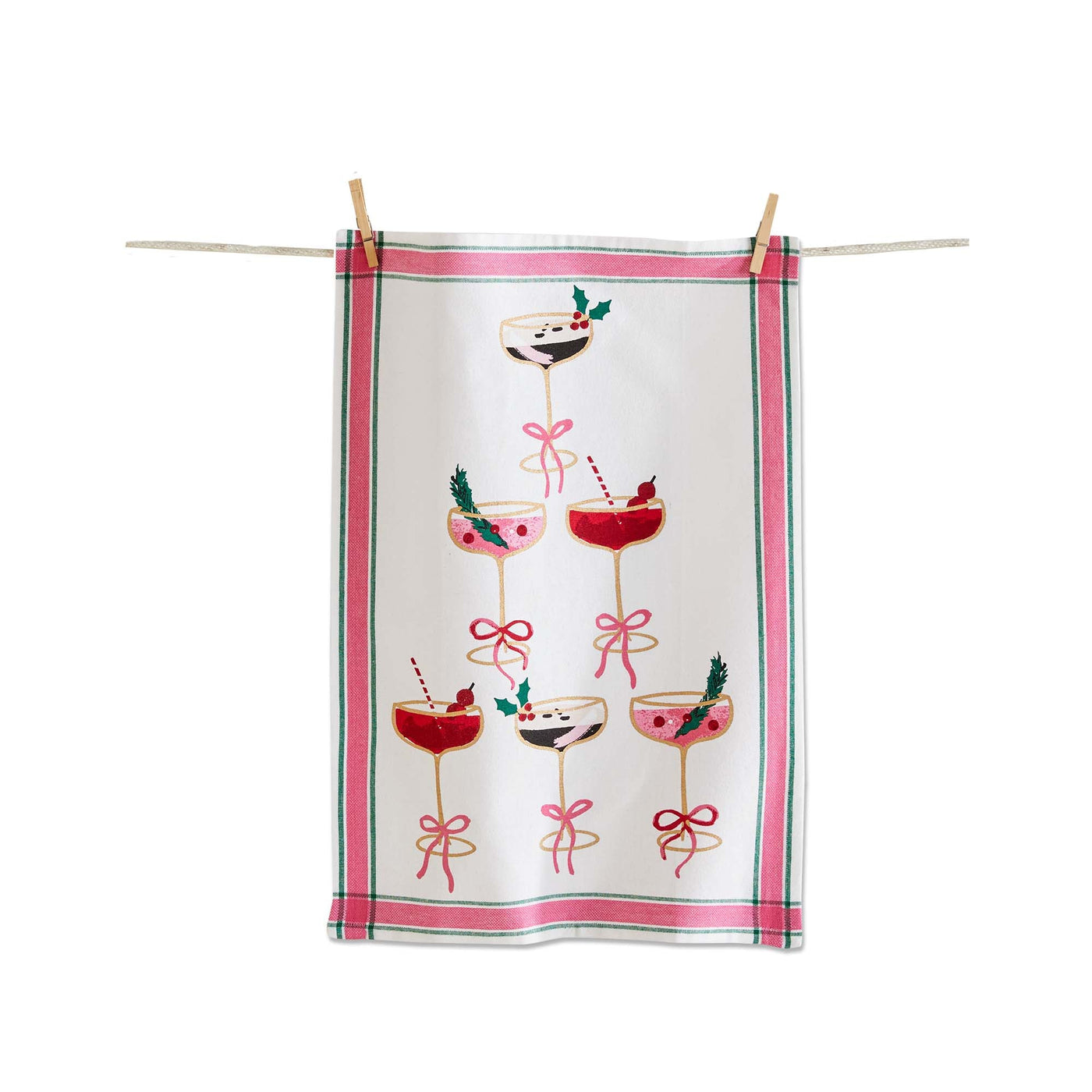 Festive Christmas Dish Towel