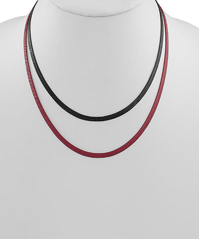 Game Day Herringbone Chain Necklace