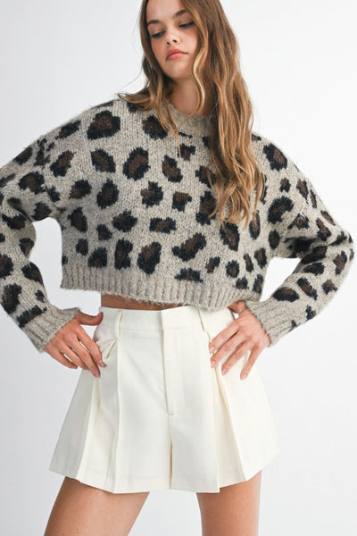 Leopard Print Sweater