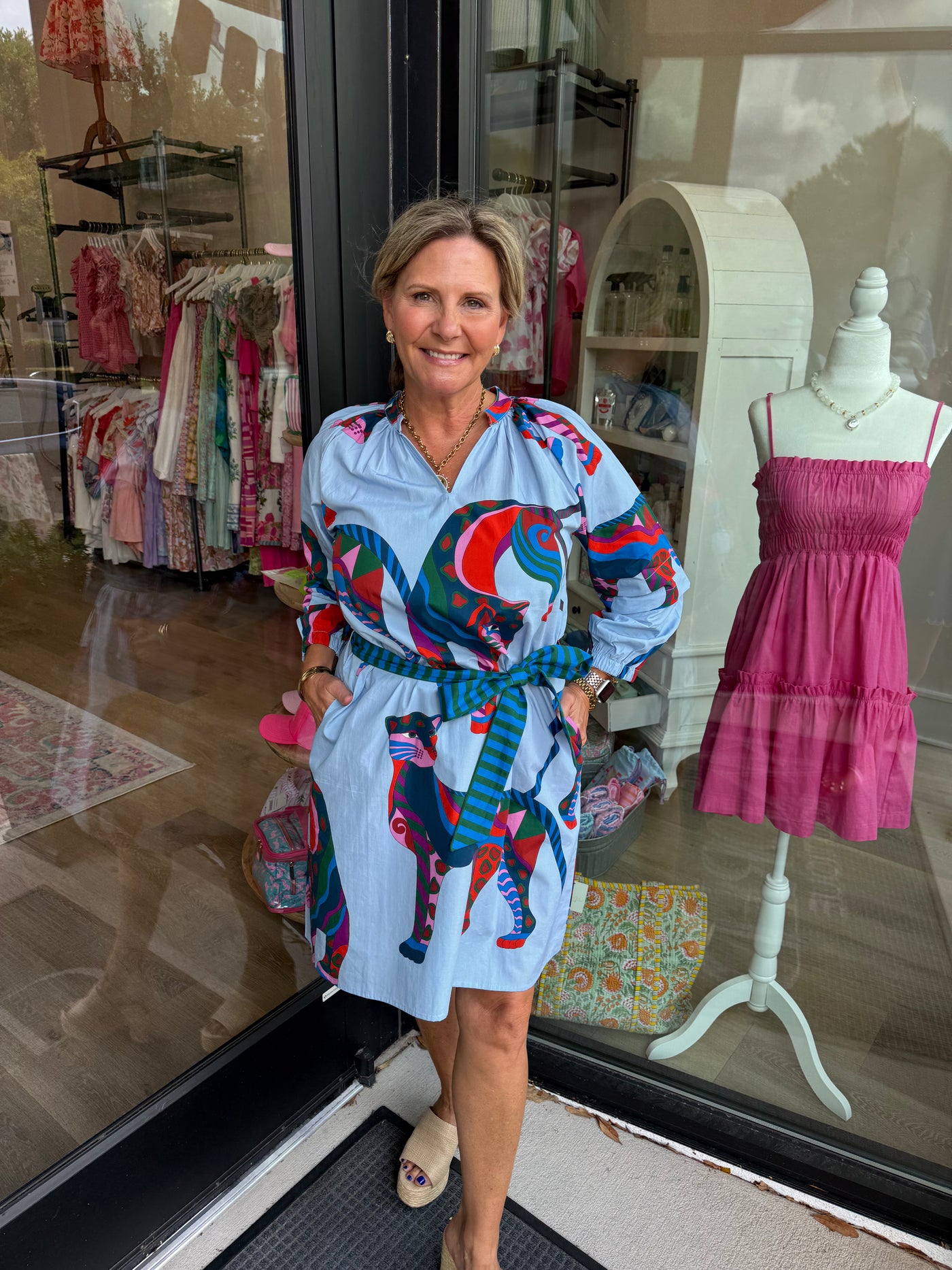 Gia Cheetah Mirage Dress