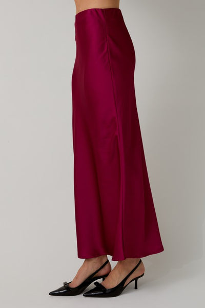 Sunday Edition Satin Maxi Skirt