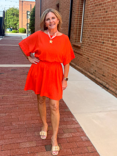 Sunset Glow Mini Dress