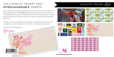 5.5x11 Trinket Tray Inserts