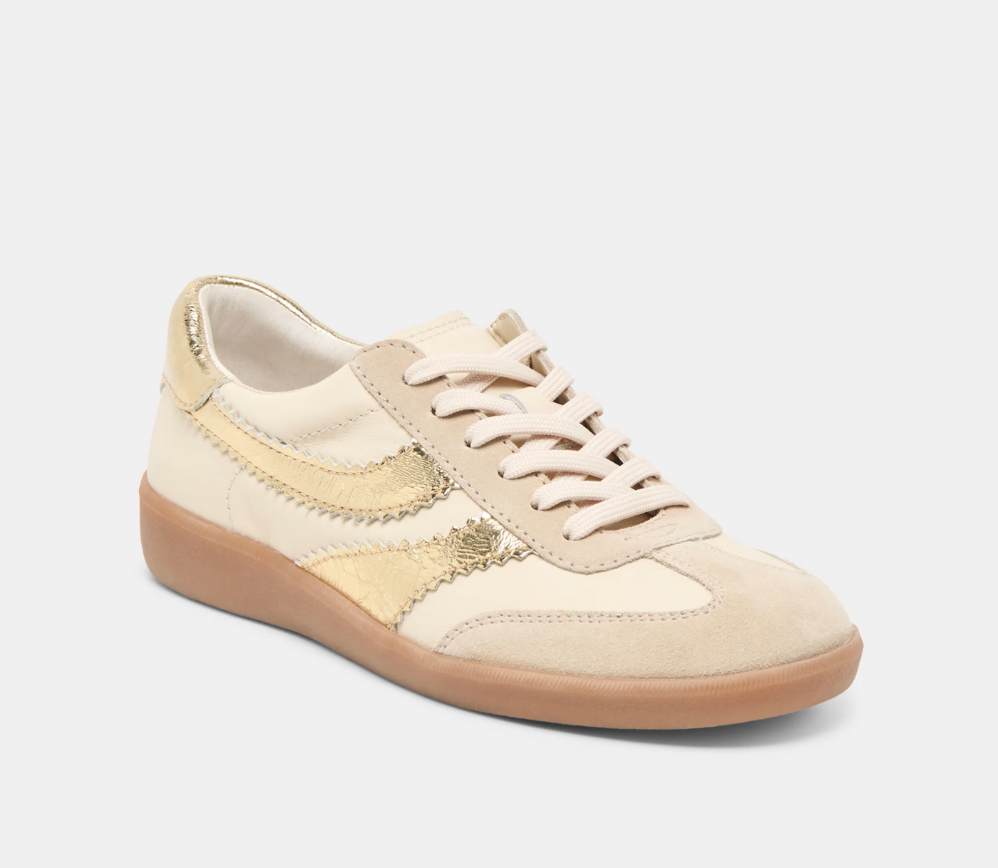 Merit Sneakers by Dolce Vita- White Gold Leather