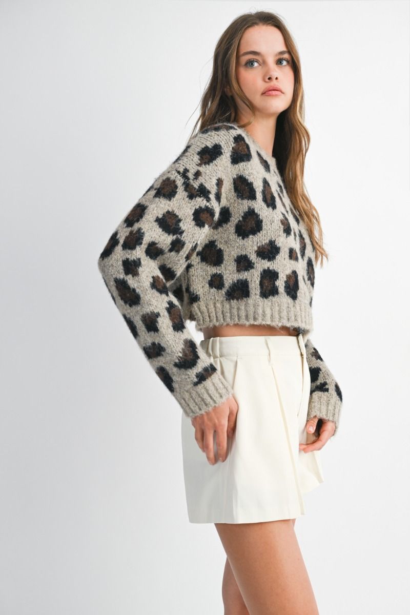 Leopard Print Sweater