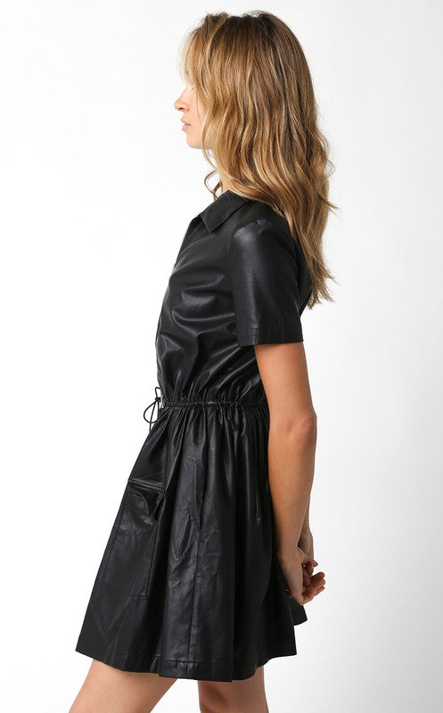 Marjorie Black PU Dress