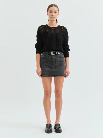 Malibu Mini Skirt- Spade