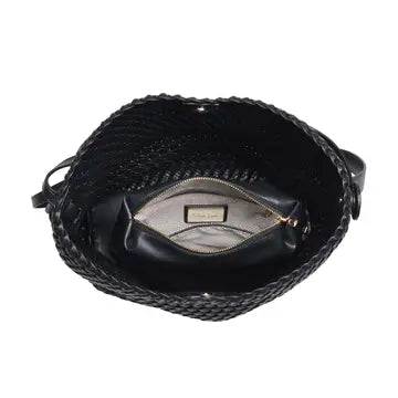 Edith Woven Hobo Bag