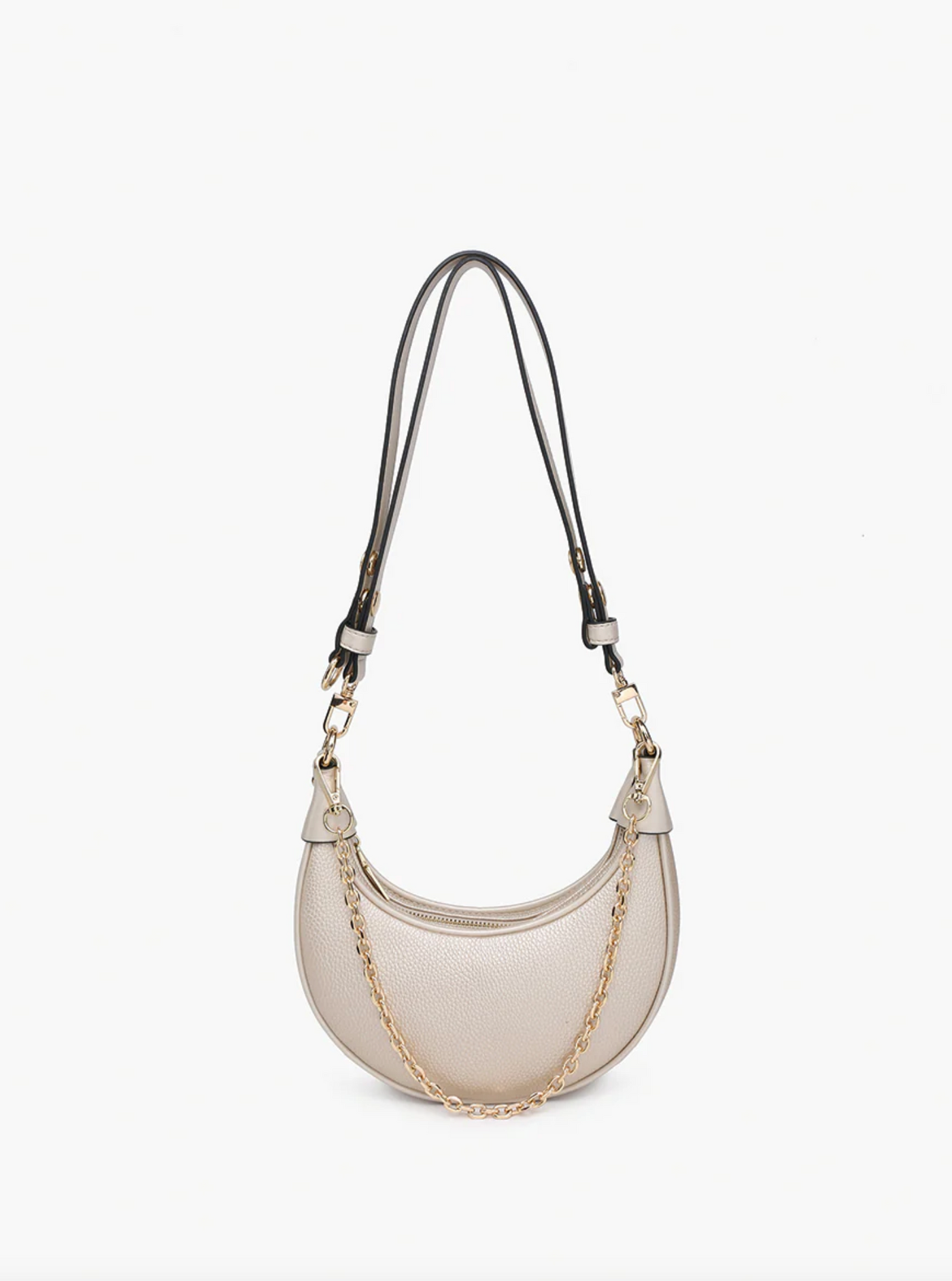 Zora Vegan Half-Moon Shoulder Bag