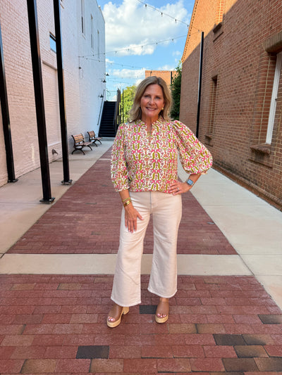 Tamryn Gossamar Wings Coral Top