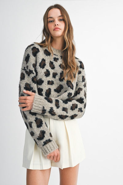 Leopard Print Sweater