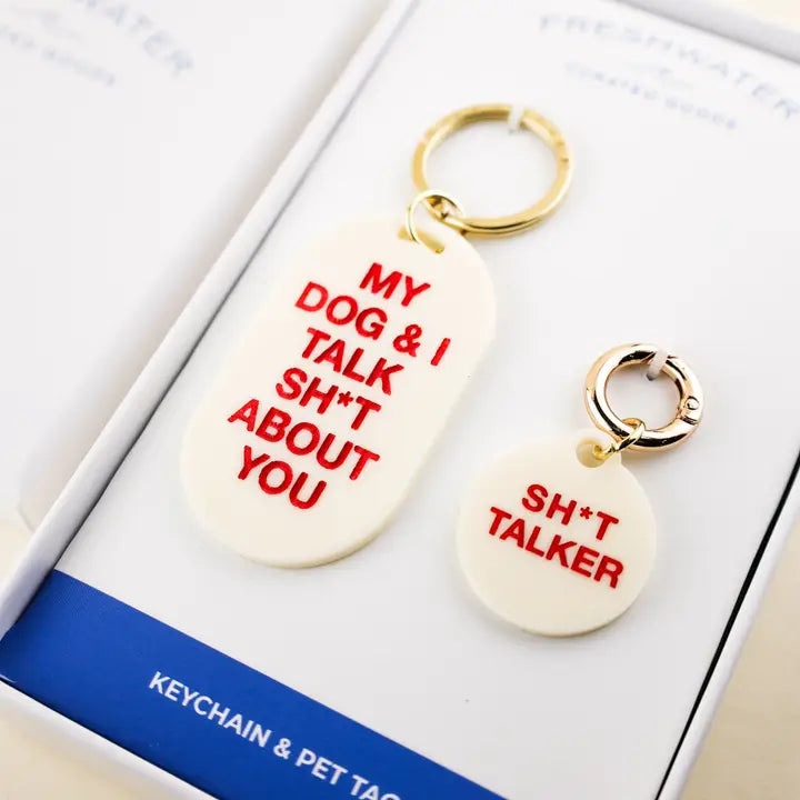 Key Chain and Pet Tag Gift Set