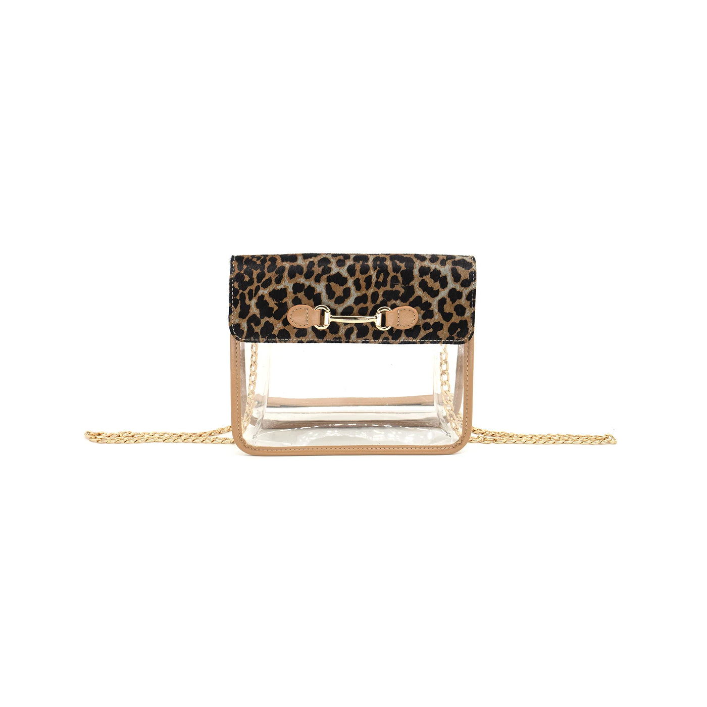 Buckle Detail Clear Stadium Bag
