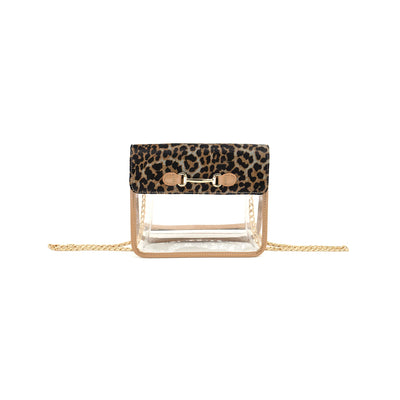 Buckle Detail Clear Stadium Bag