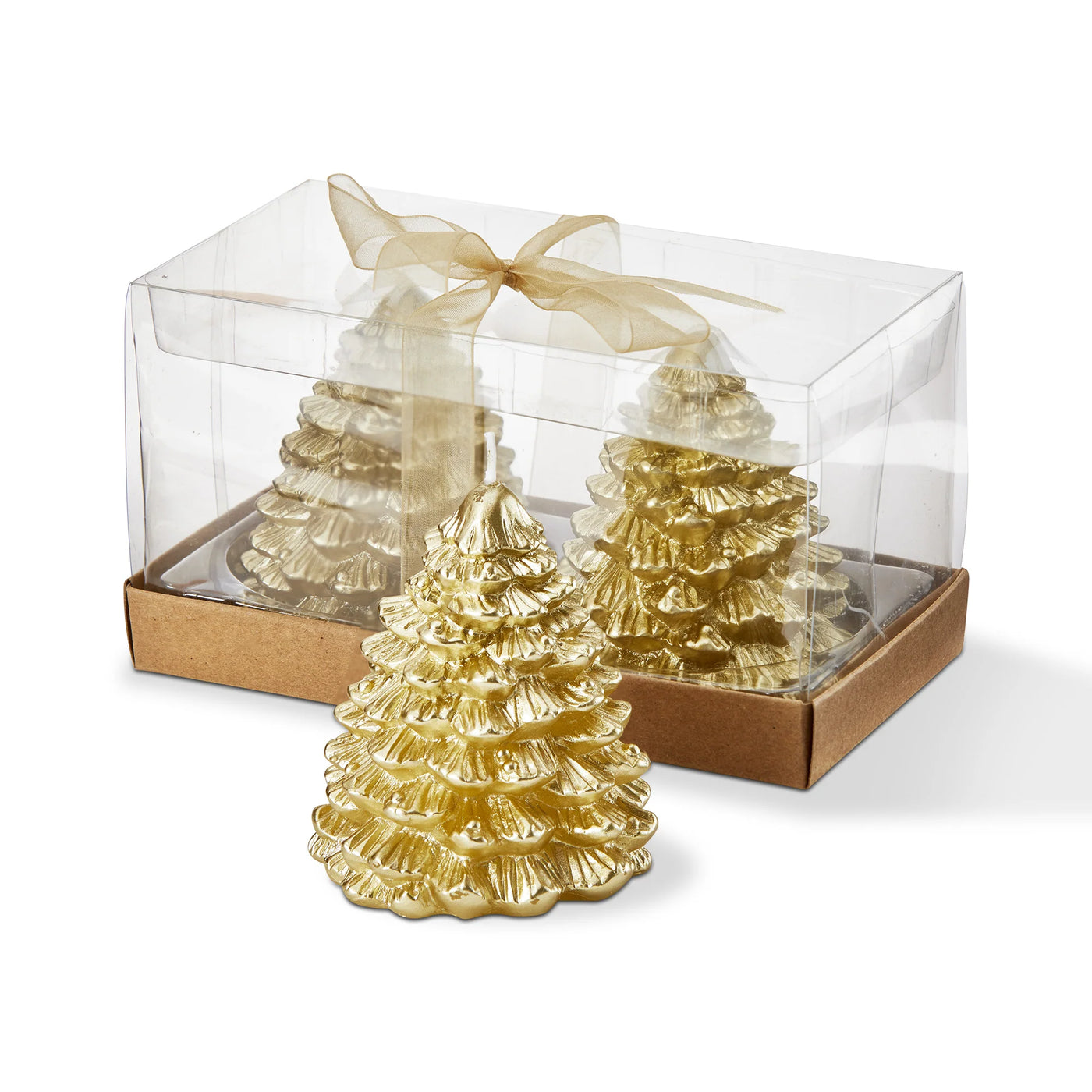 Fir Tree Candles Set Of 2
