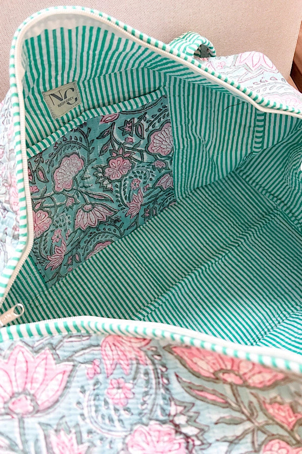 Floral Duffle Bag by Nash Grey