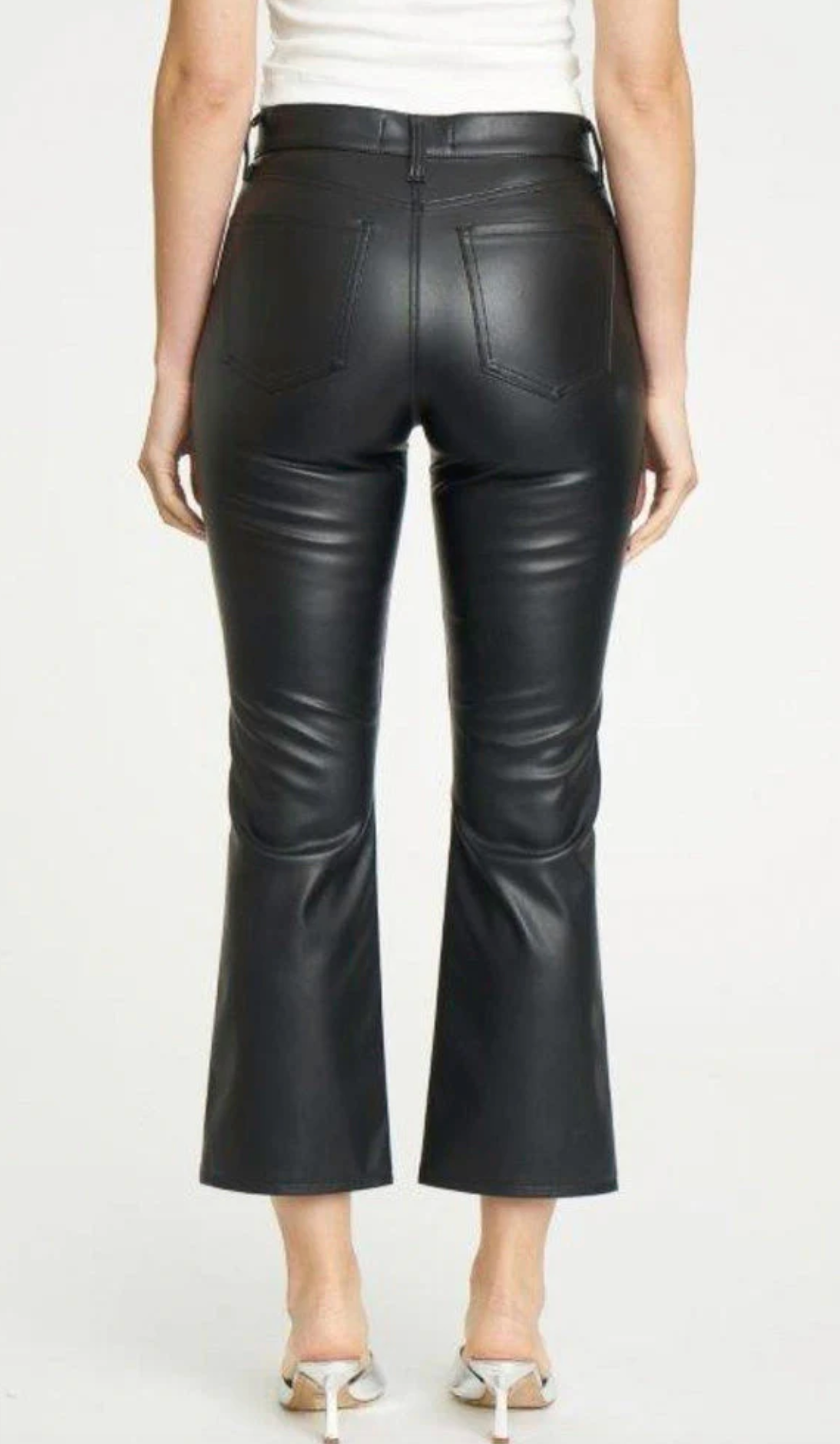 Shy Girl High Rise Crop Flare Pant- Cinematic