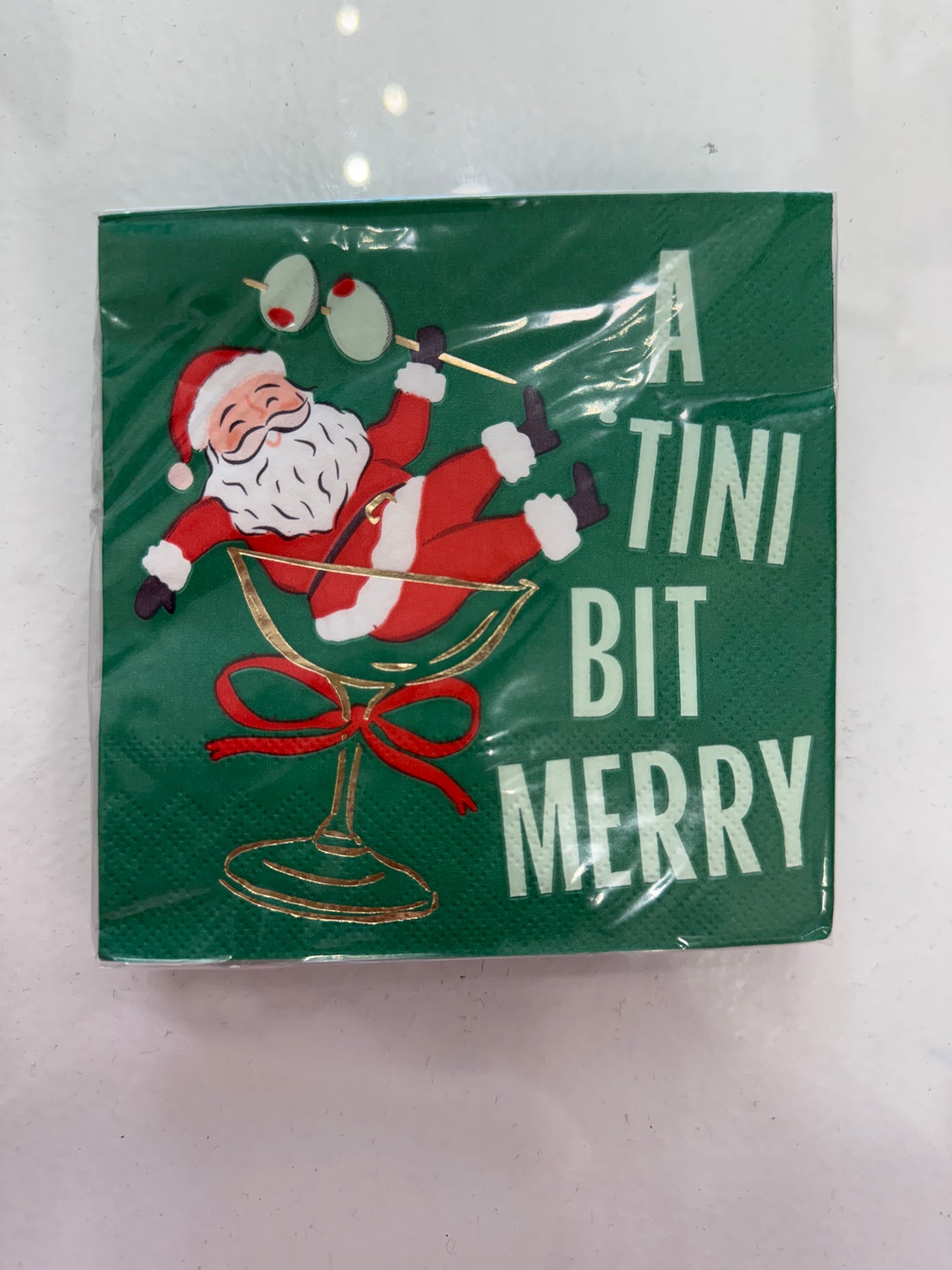 Funny Christmas Cocktail Napkin