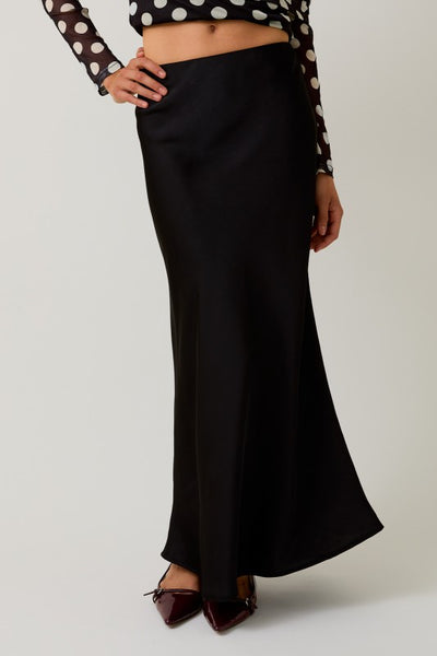 Sunday Edition Satin Maxi Skirt