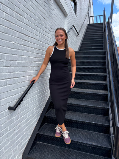 Black Juliana Maxi Dress