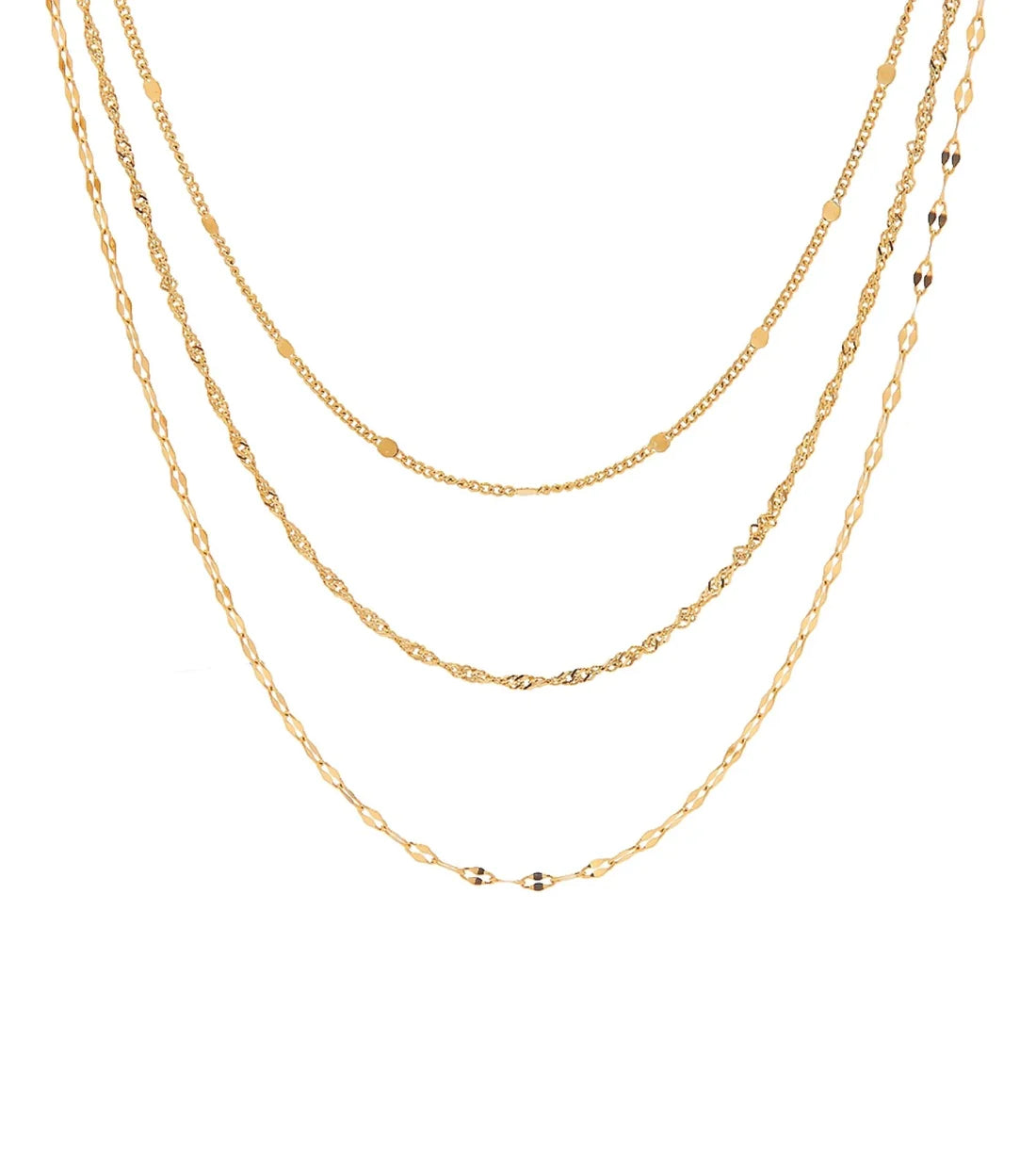 Miranda Triple Layer Necklace By ChansuttPearls