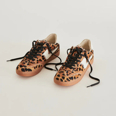 Notice Stitch Leopard Print Sneaker